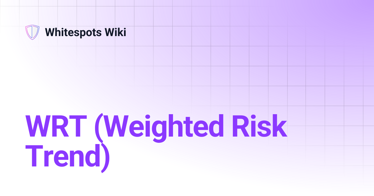 WRT (Weighted Risk Trend) | Whitespots Wiki